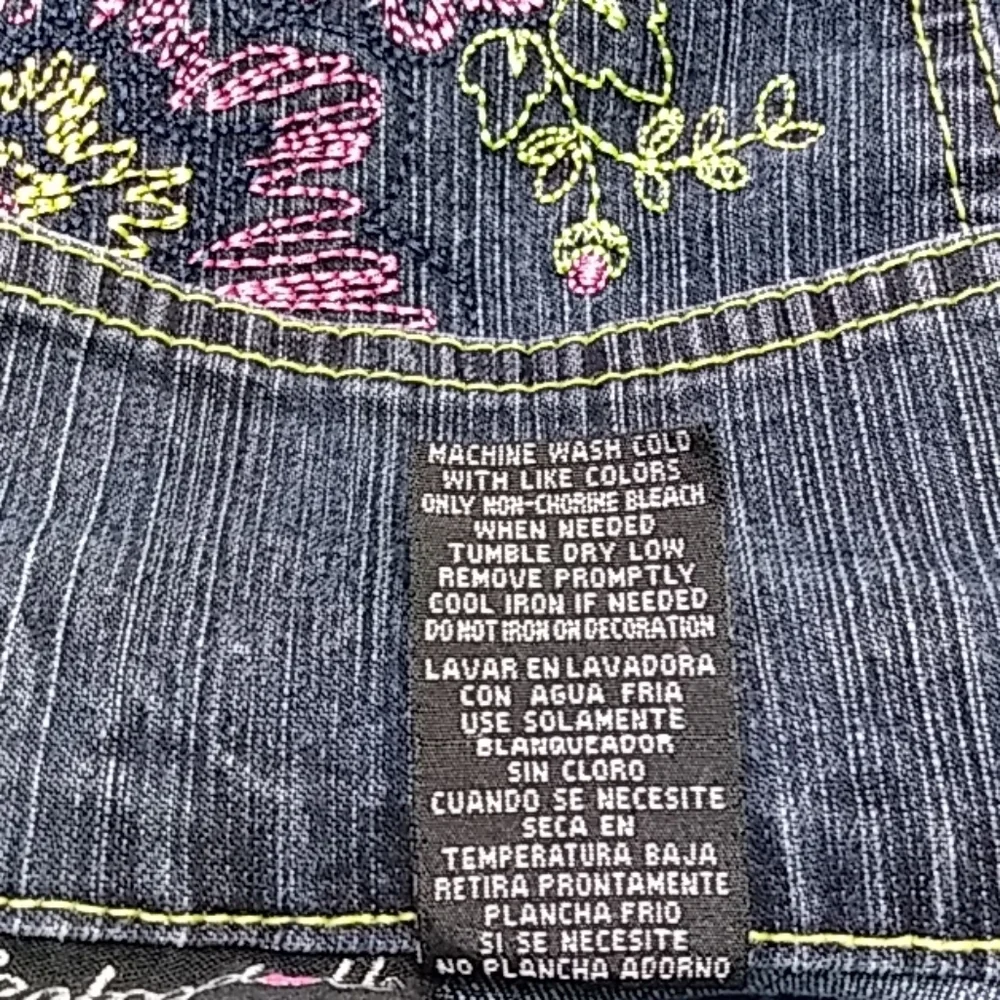 Baby doll  Embroidered Denim Jacket 4